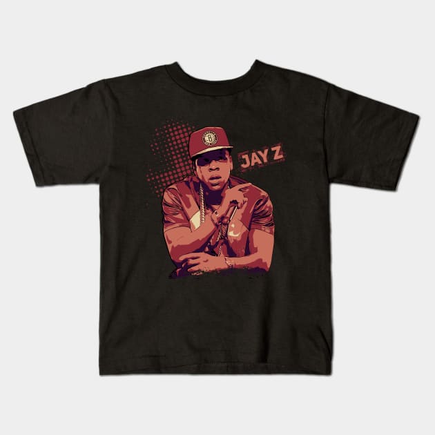 Jay Z | Rapper | Old School Kids T-Shirt by Degiab